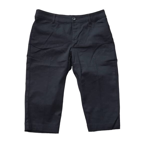 St. John's Bay Quality Apparel Black Mid-Rise Capri Pants Jeans Size 8P - Picture 1 of 8